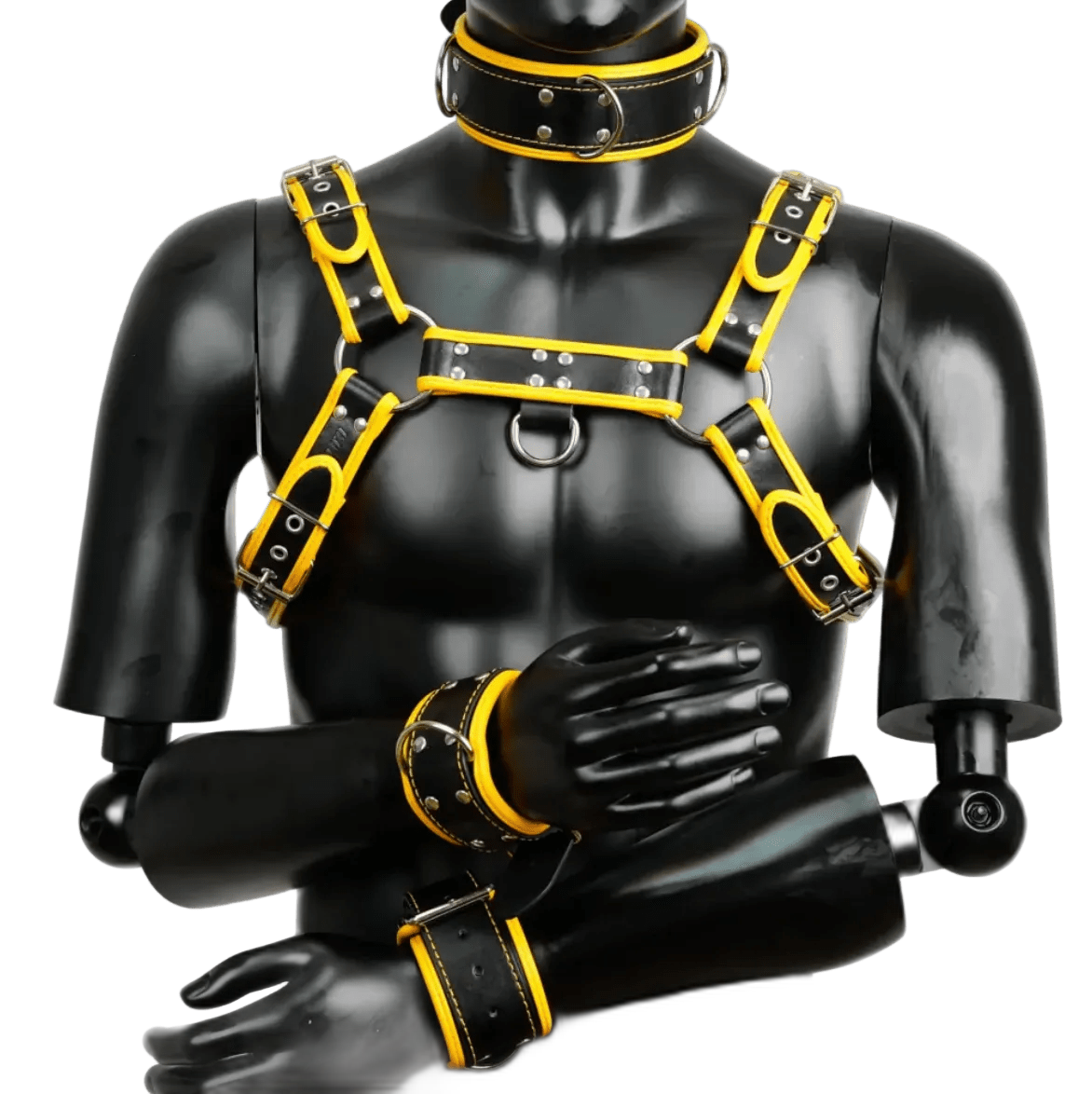 Harness, Cuff, Collar Bundle Yellow