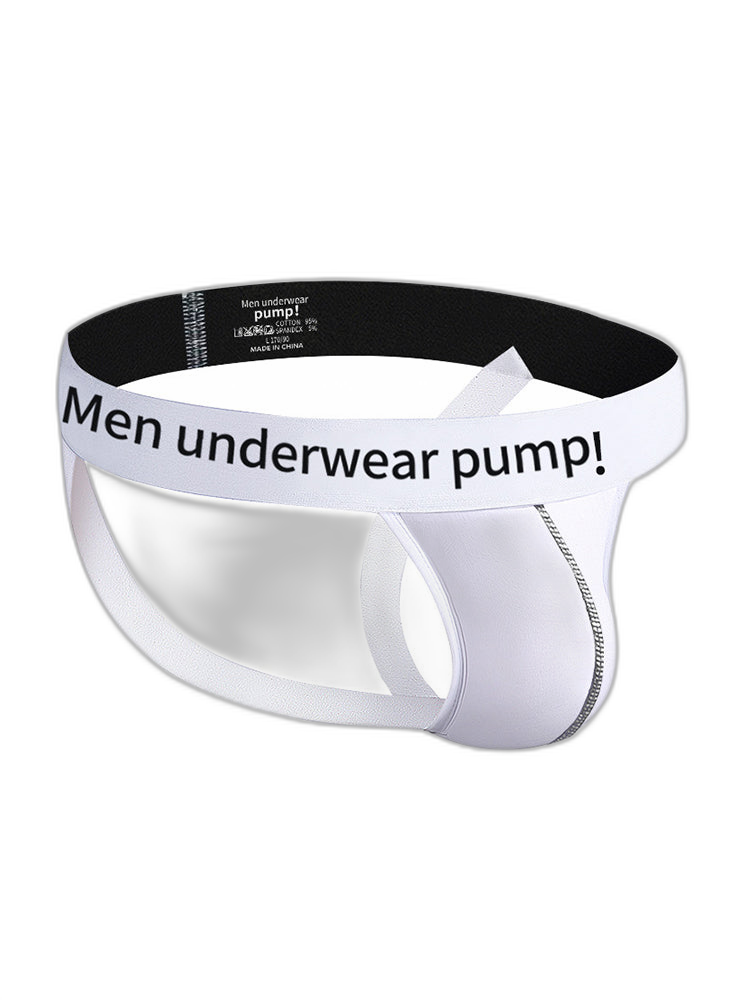 2 Pack Men's Trendy Breathable Sexy Cotton Jockstrap