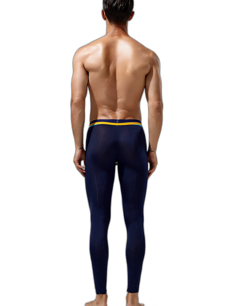 Men's Sexy Sport Long Johns With Large Pouch