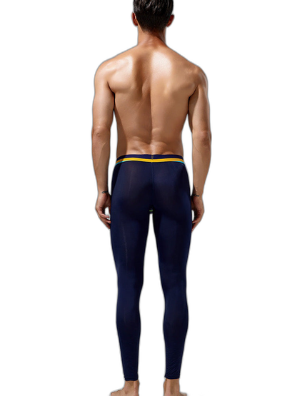 Men's Sexy Sport Long Johns With Large Pouch