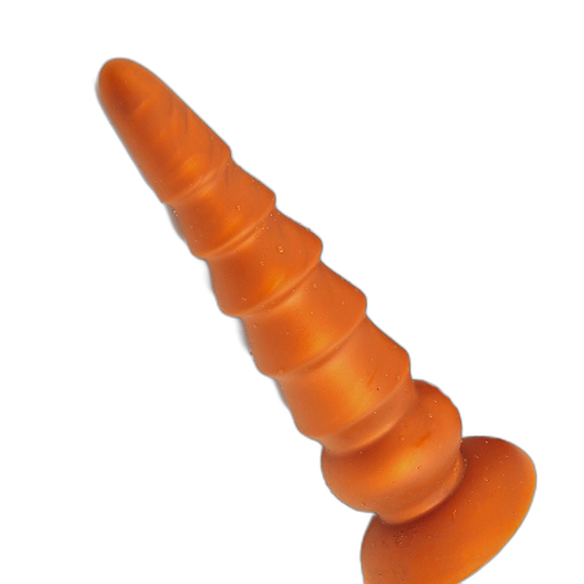 ELITE Liquid Silicone Ridge Rider 9.5 Inch Medium Gold