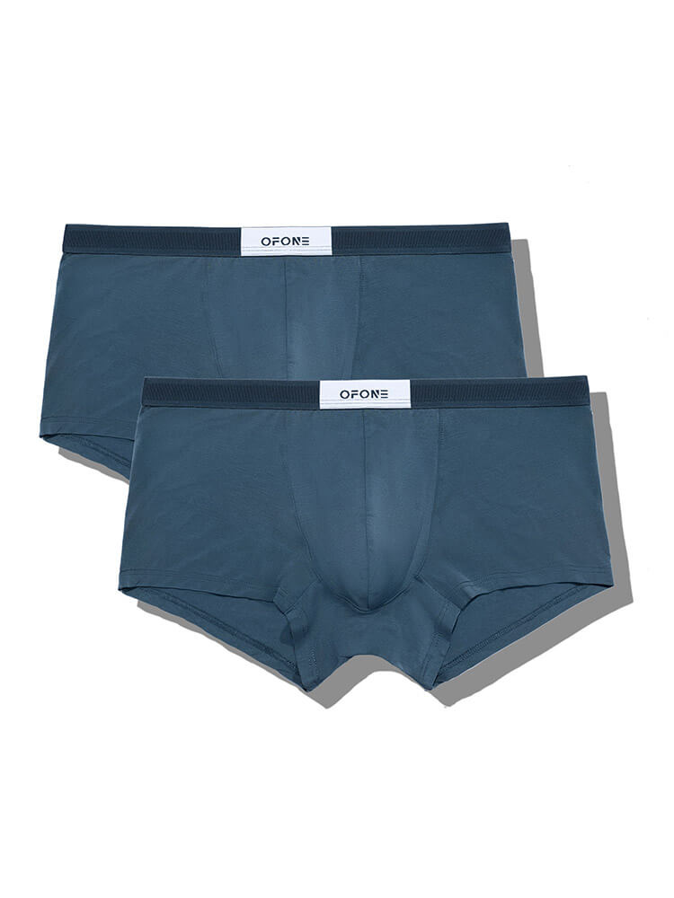 Men's Dopamine Candy Color Elastic Trunks