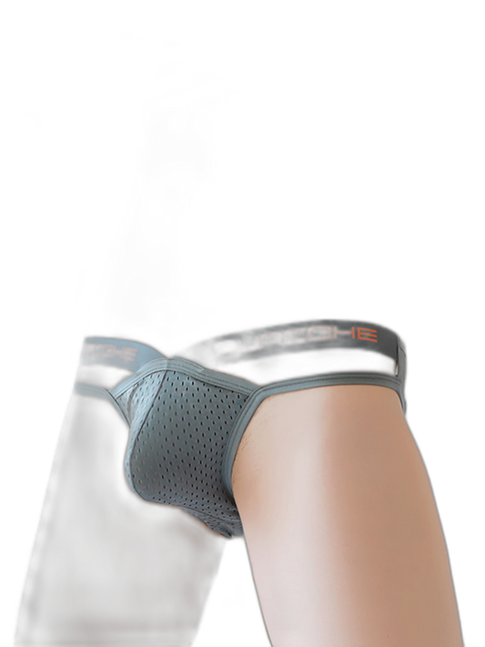 2 Pack Sexy Hollow Out Mesh Briefs for Men