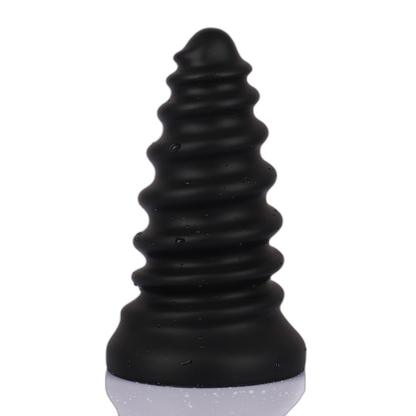 Milo - Ribbed Butt Plug - Soft Anal Dilator - Huge Anal Toy - Anal Sex Toy