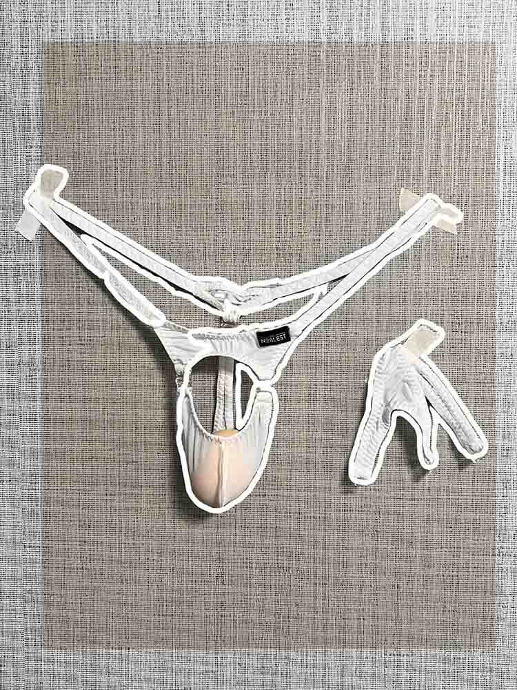 Men's Sexy Hollow Thin Strap Interchangeable Thong