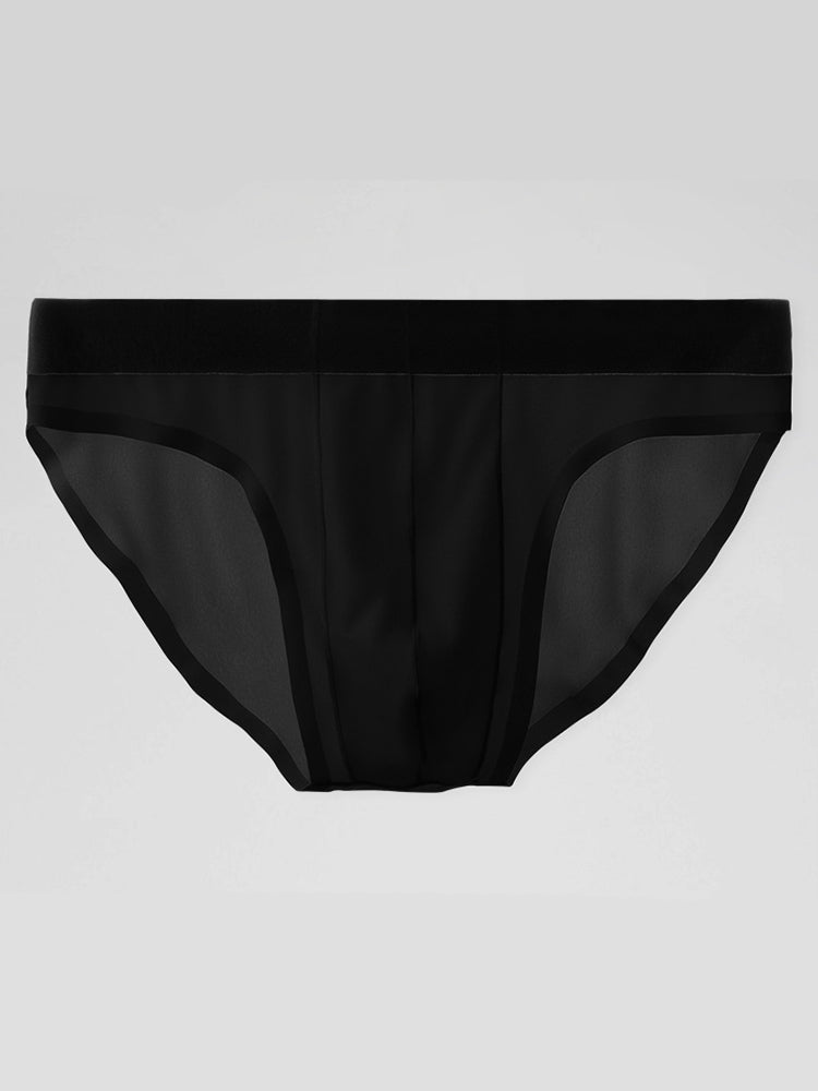 4 Pack Ice Silk Seamless Men's Briefs
