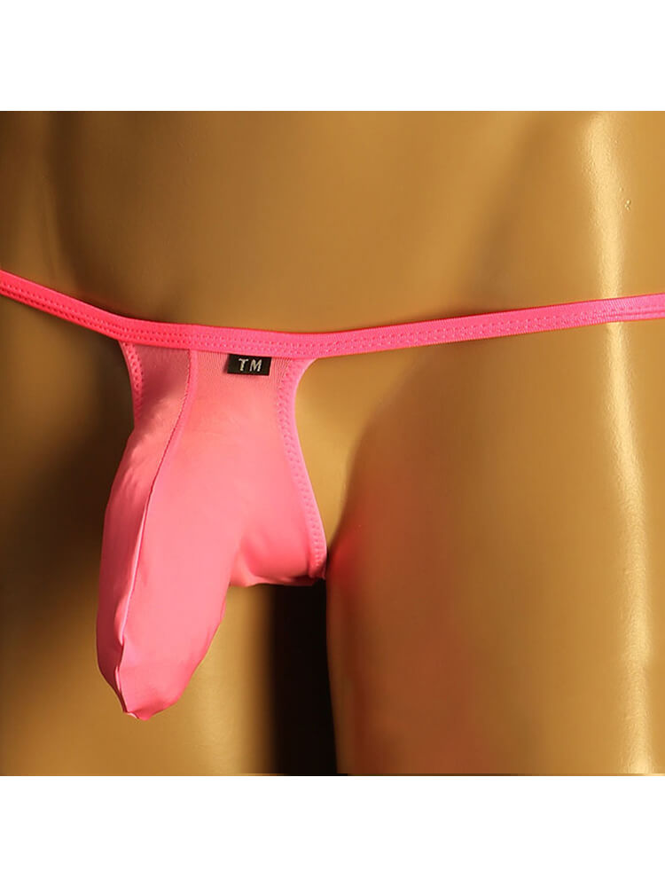 Men's Sexy Elephant Nose Pouch Thin Strap Thong