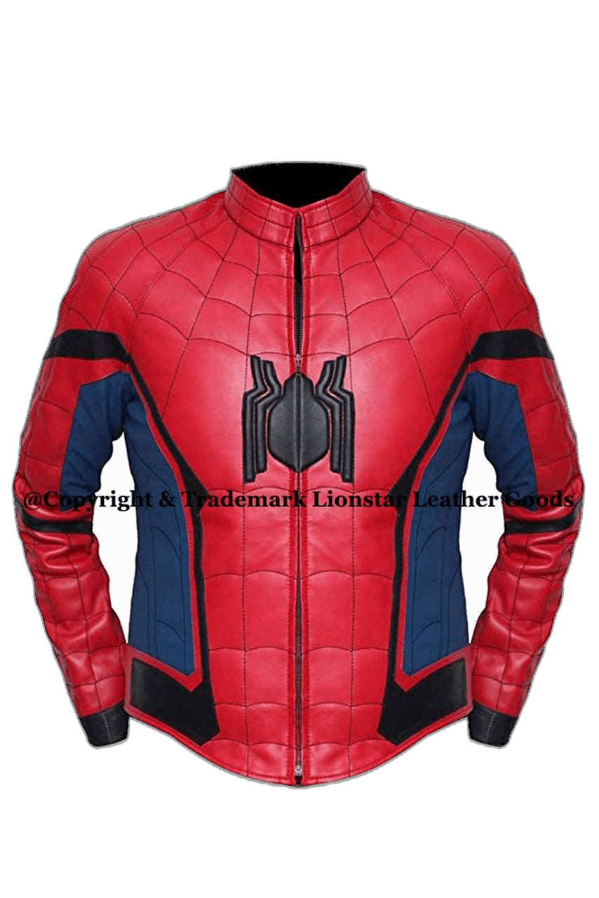 LionStar Spider Real Leather Spiderman Jacket