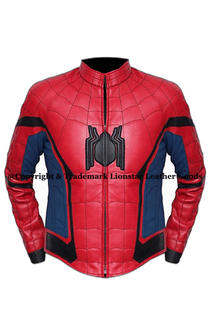 LionStar Spider Real Leather Spiderman Jacket