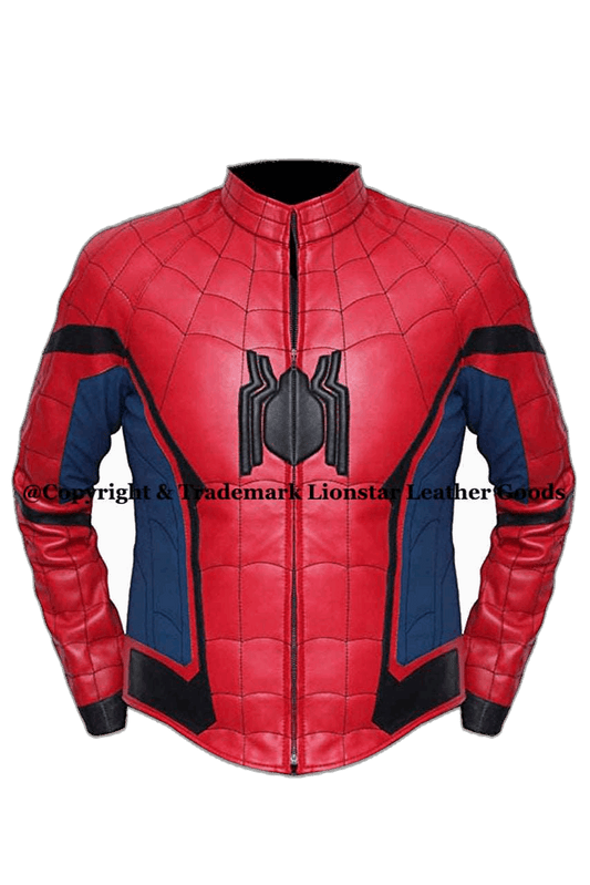 LionStar Spider Real Leather Spiderman Jacket