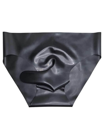 Men's Seamless Separate-Pouch Latex Briefs