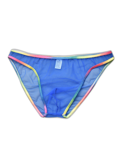 3-pack Men's Ultra-sheer Rainbow-edge Mesh Briefs
