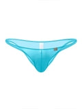 Men's Sexy Semi-Covering Low-Rise Ice Silk Briefs