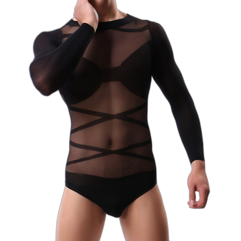 Men's Transparent High Elastic Top