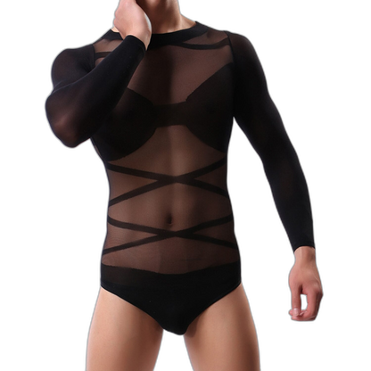 Men's Transparent High Elastic Top