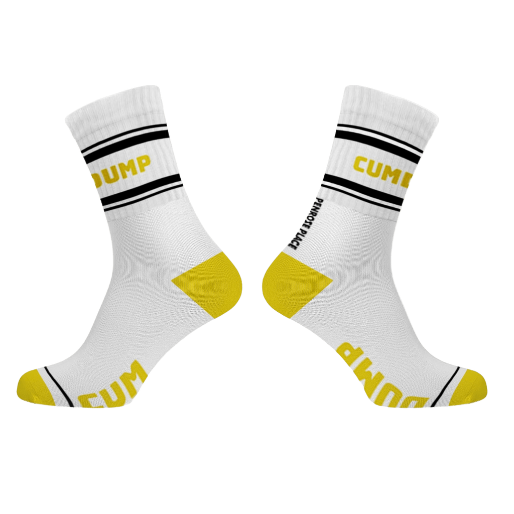CUM DUMP Cotton Crew Socks mid-length