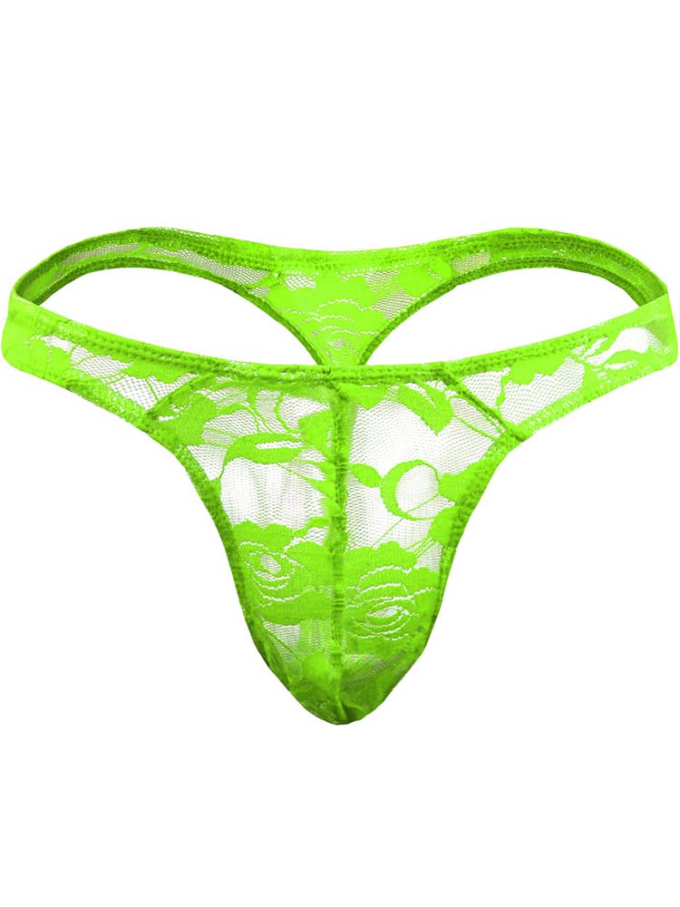 Men's Lace Sexy Translucent Thong