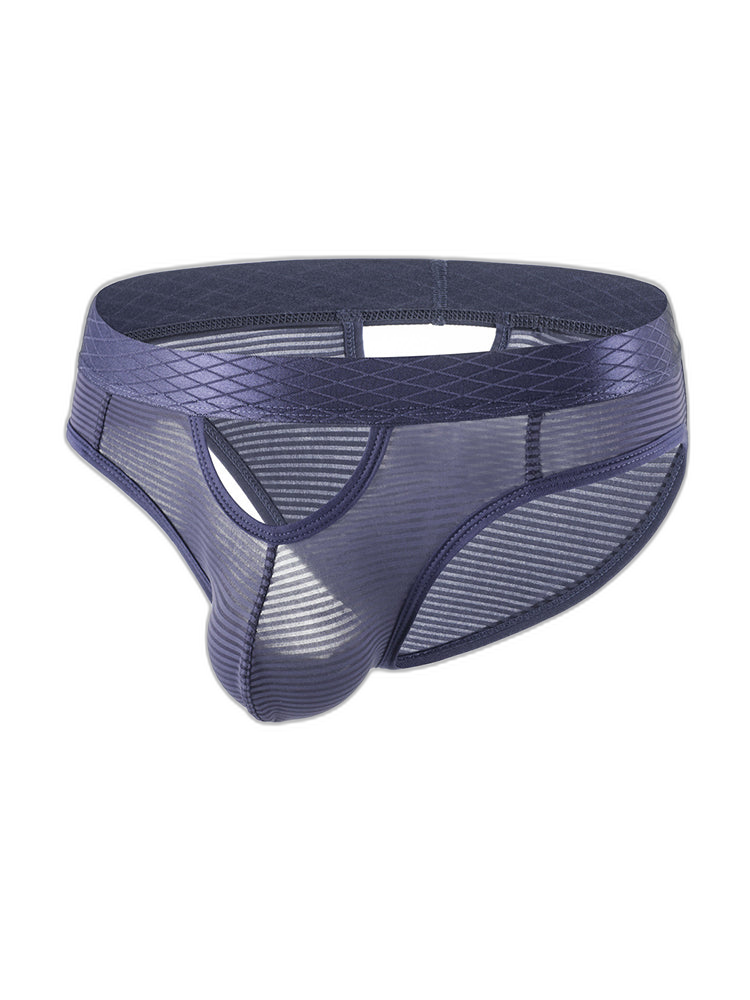 4 Pack Men's Sexy Striped Design Day-Long Comfort Soft-Touch Waistband Bikini