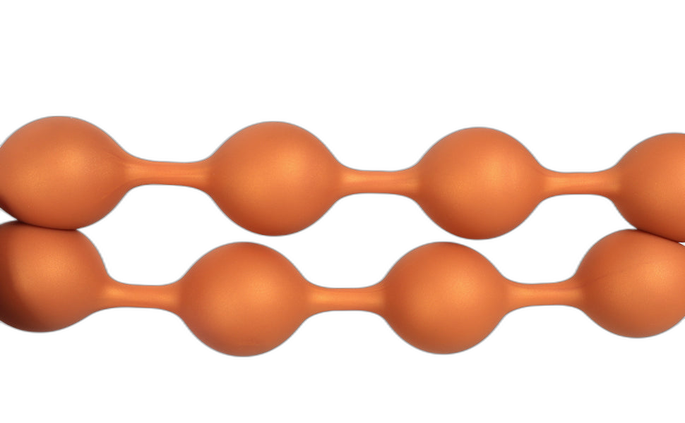 Lina - 9 Anal Beads - Huge Silicone Anal Balls