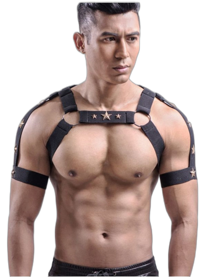 Fluorescent Glow In The Dark Elastic Harness