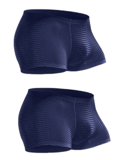 2 Pack Silk Striped Men's Super Thin Underwear