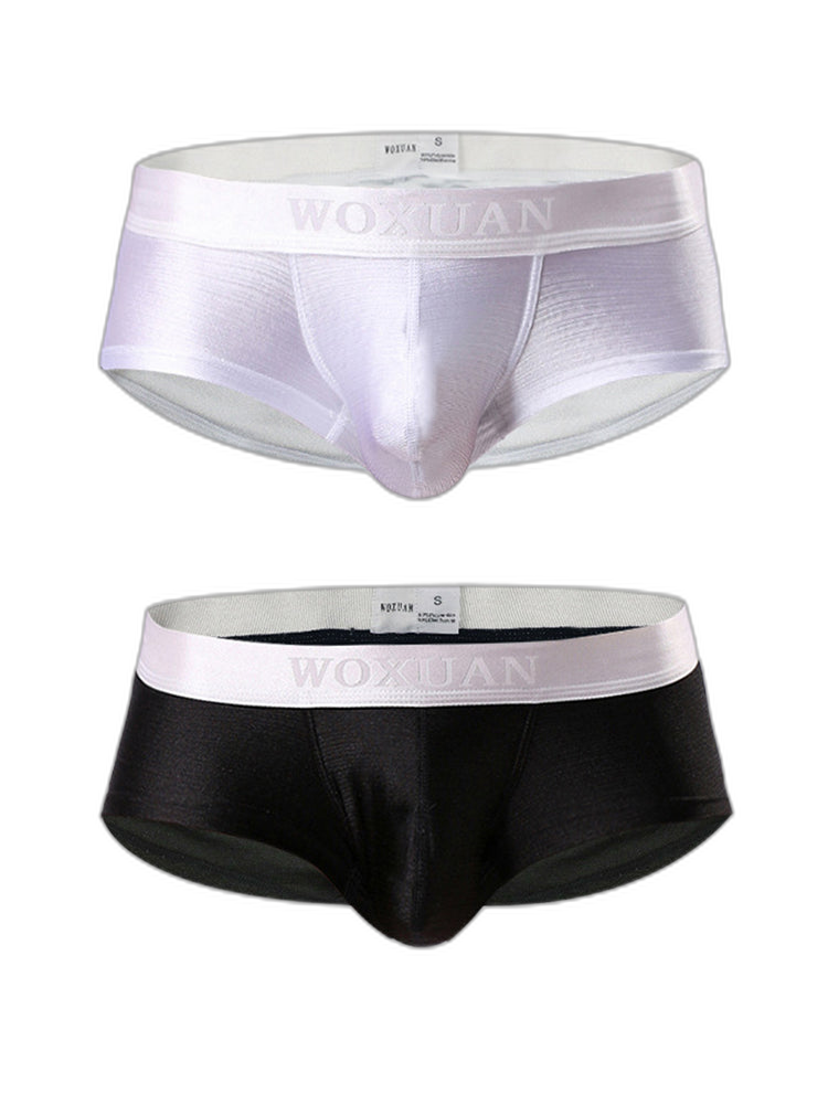 2 Pack Men's Contoured Pouch Sexy Trunks