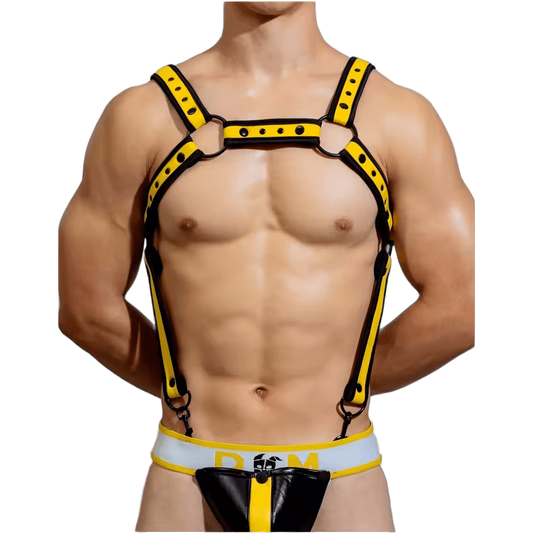 Dog & Master Body Harness Yellow