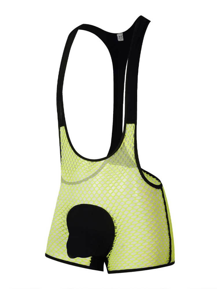 Men's Sexy See-Through U-Shaped Mesh Bodysuit