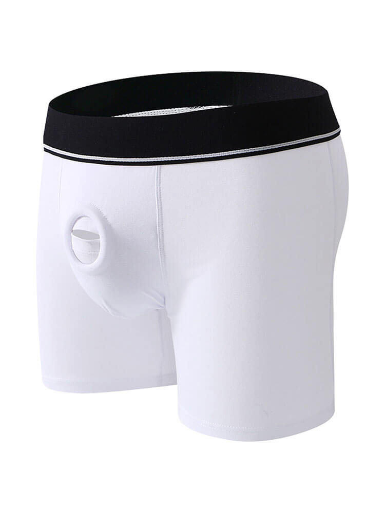 Men's Gun Bullet Separation Silicone Ring Trunks