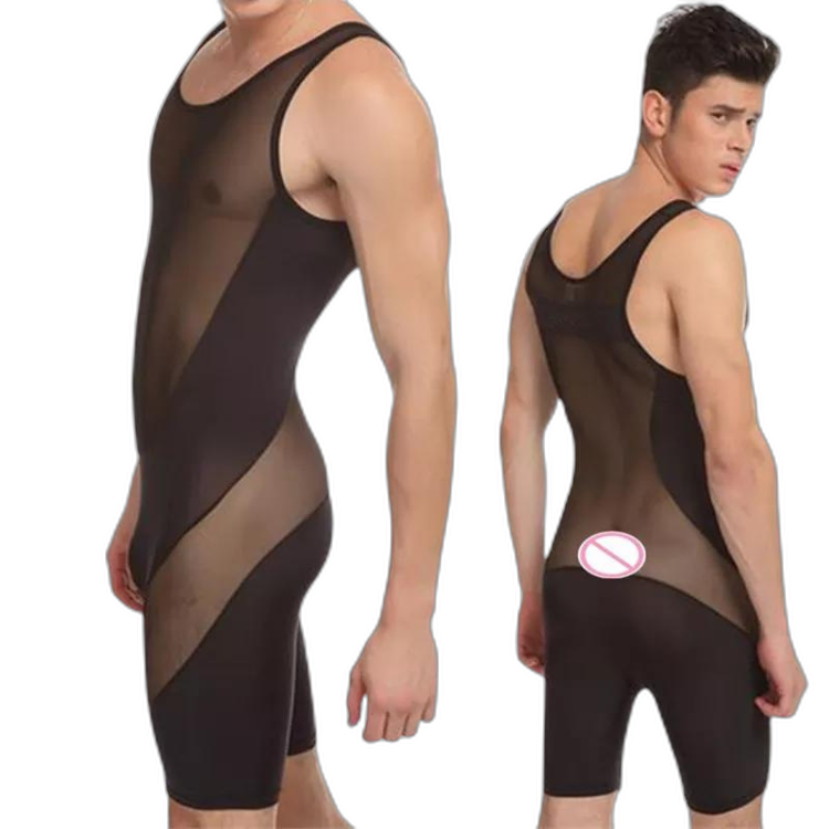 Bodysculpt Mesh Men's Shapewear Bodysuit