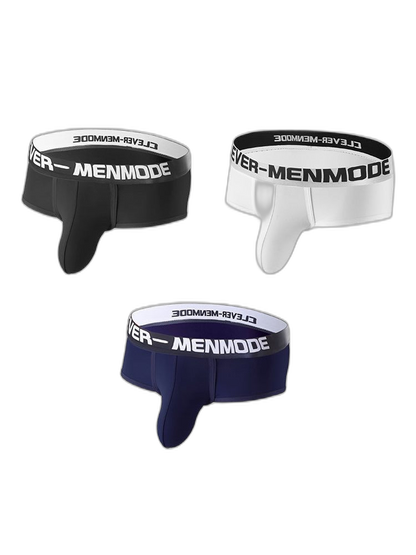 3 Pack Men's Sexy Ultra-Thin Supportive Pouch Breathable Stretch Fit Trunks