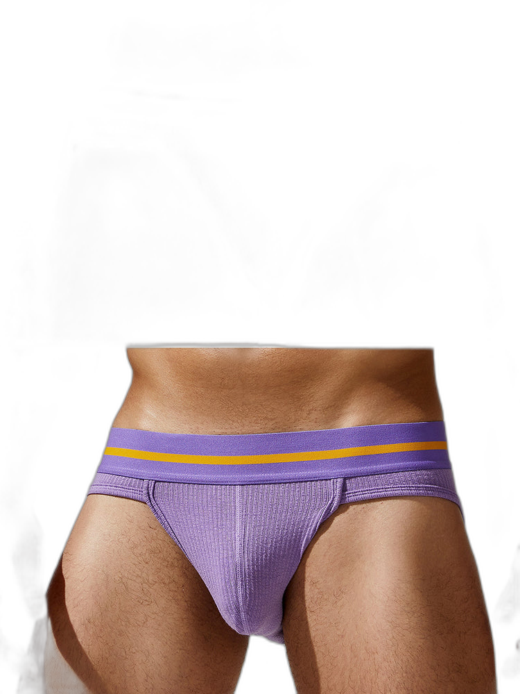 Sexy Spliced Color Briefs For Men
