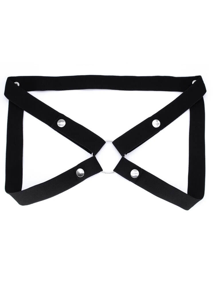 Men's Chastity Lock Elastic Auxiliary Belt