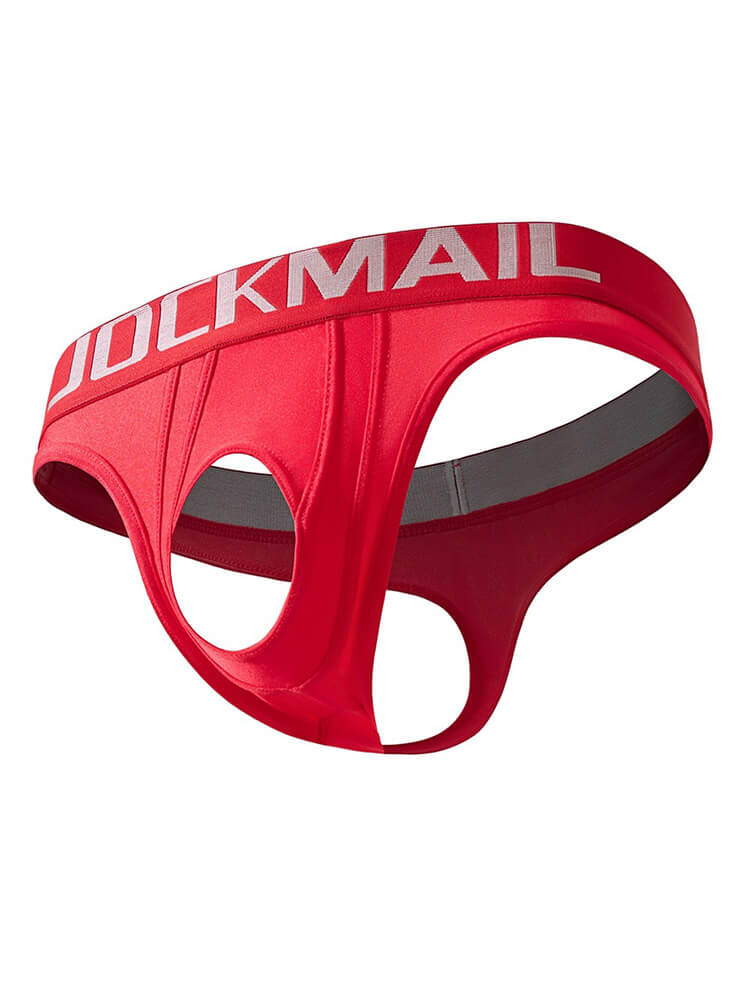 Men's Sexy Hole Low Waist Stretch Hollow Thong