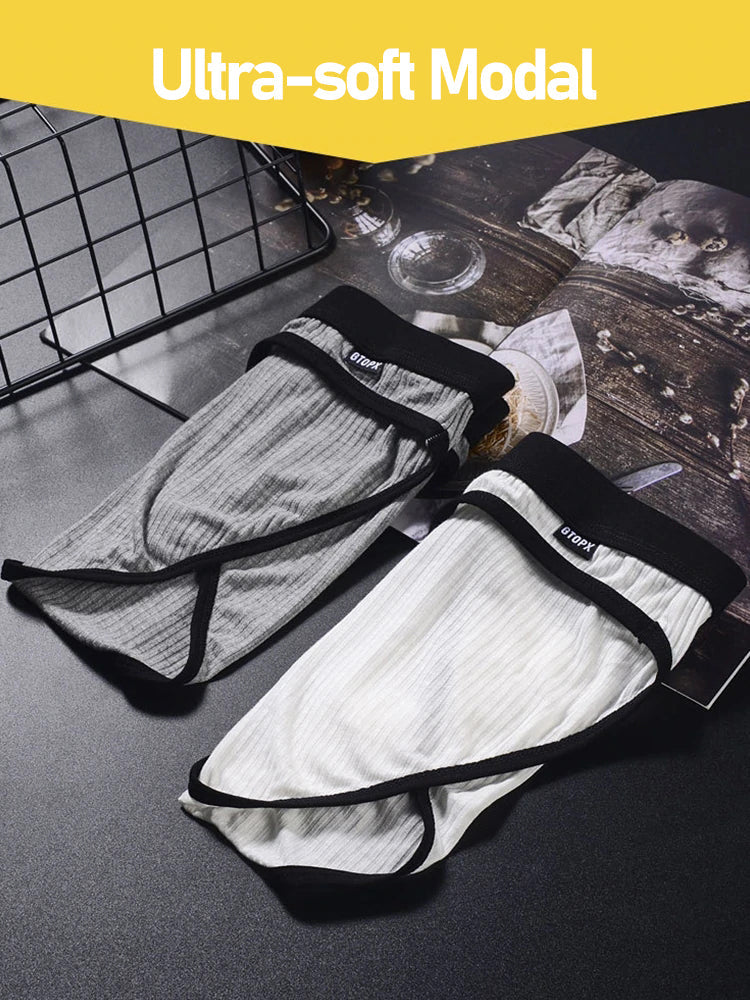 3 Pack Low Rise Soft Briefs With Support Pouch