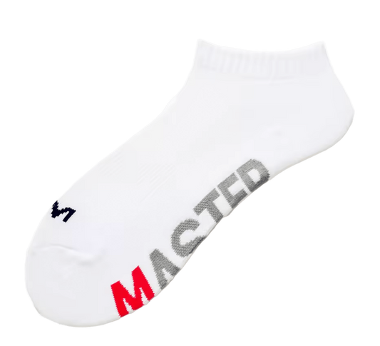 D&M Master Ankle Socks White