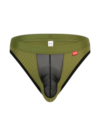 2 Pack Men's Sexy Thongs with Transparent Elephant Trunk