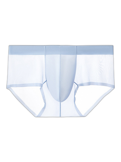2 Pack Men's Ultra-Thin Breathable Antibacterial Crotch Briefs