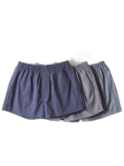 3 Pack Men's Cotton Loose Boxers
