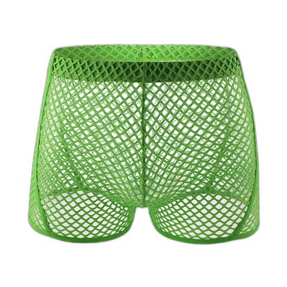 Mesh Fishnet High Shorts