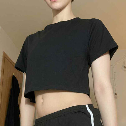 Loose Crop Top Tee