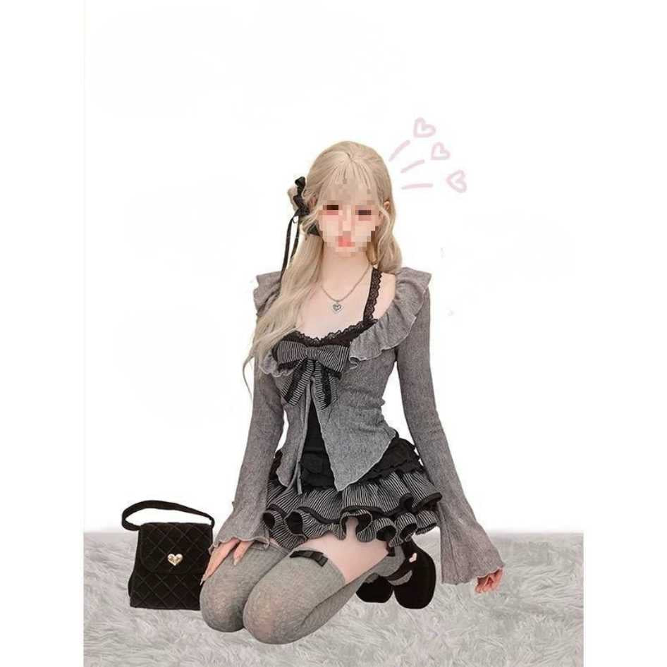Dark Lolita 3-Piece Cami Set