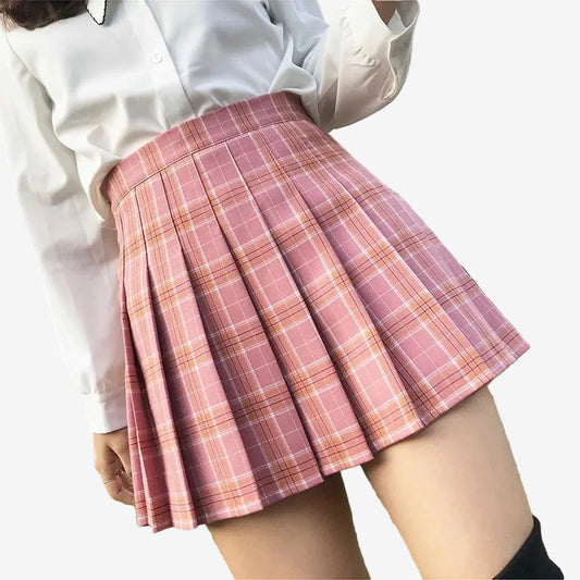Plaid Pattern Skirt