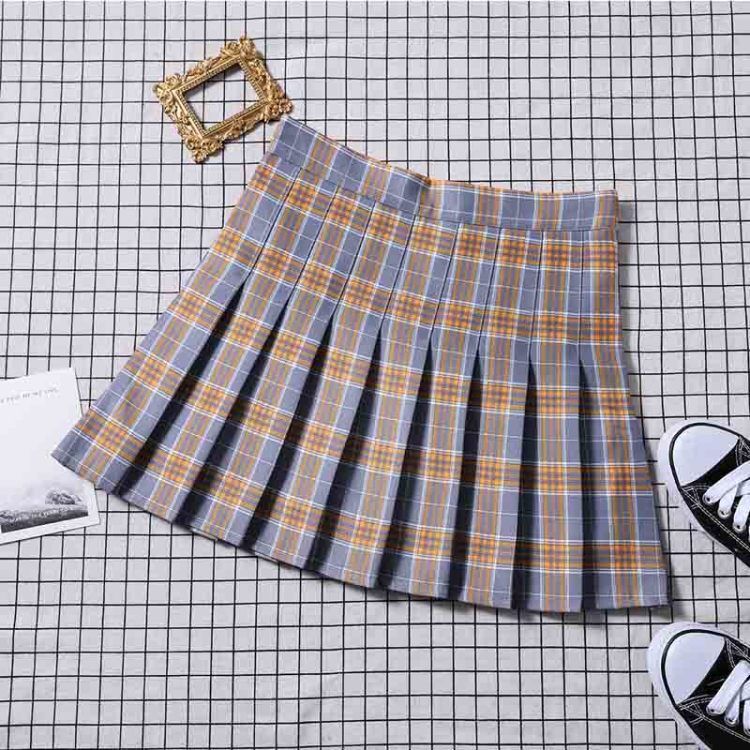 Plaid Pattern Skirt