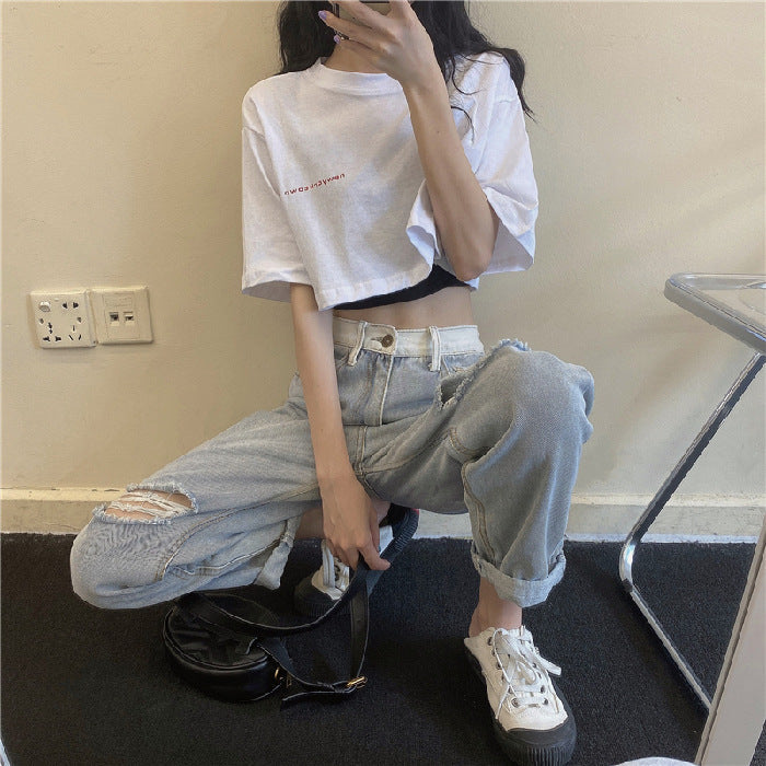 Femboy Crop Top Loose