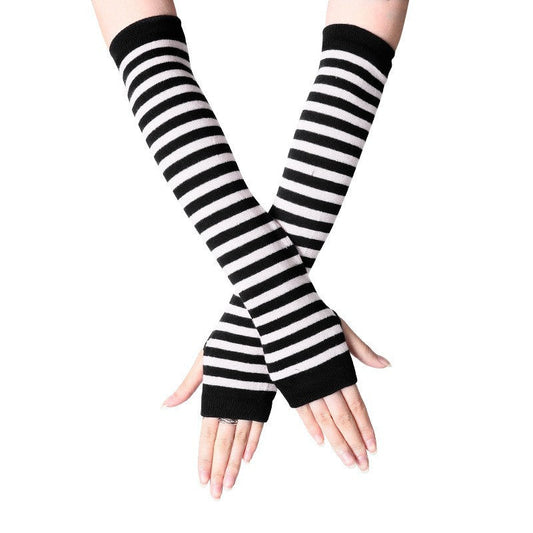 Striped Arm Warmers