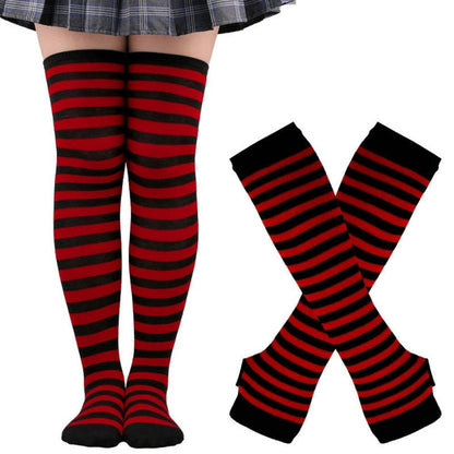 Femboy Thigh High Socks Set (Striped)