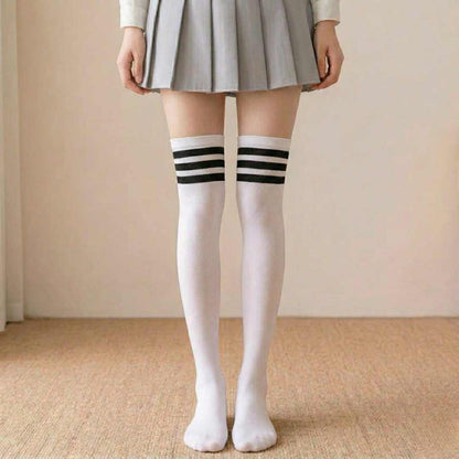 Thigh High Cotton Socks