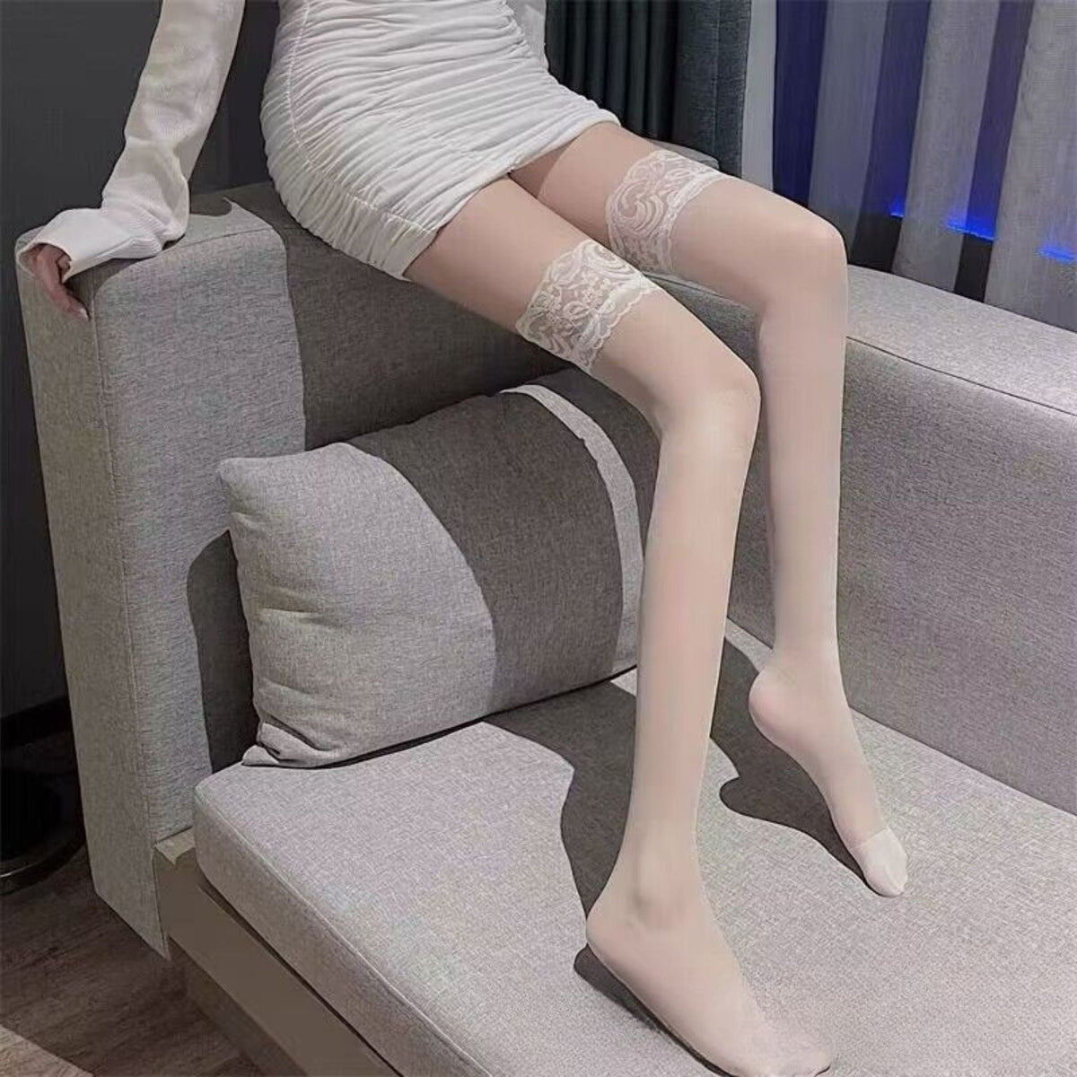 Lace Stocking Thigh-Highs