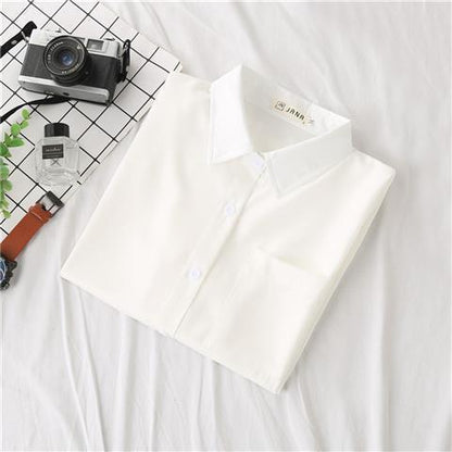 Femboy White Blouse